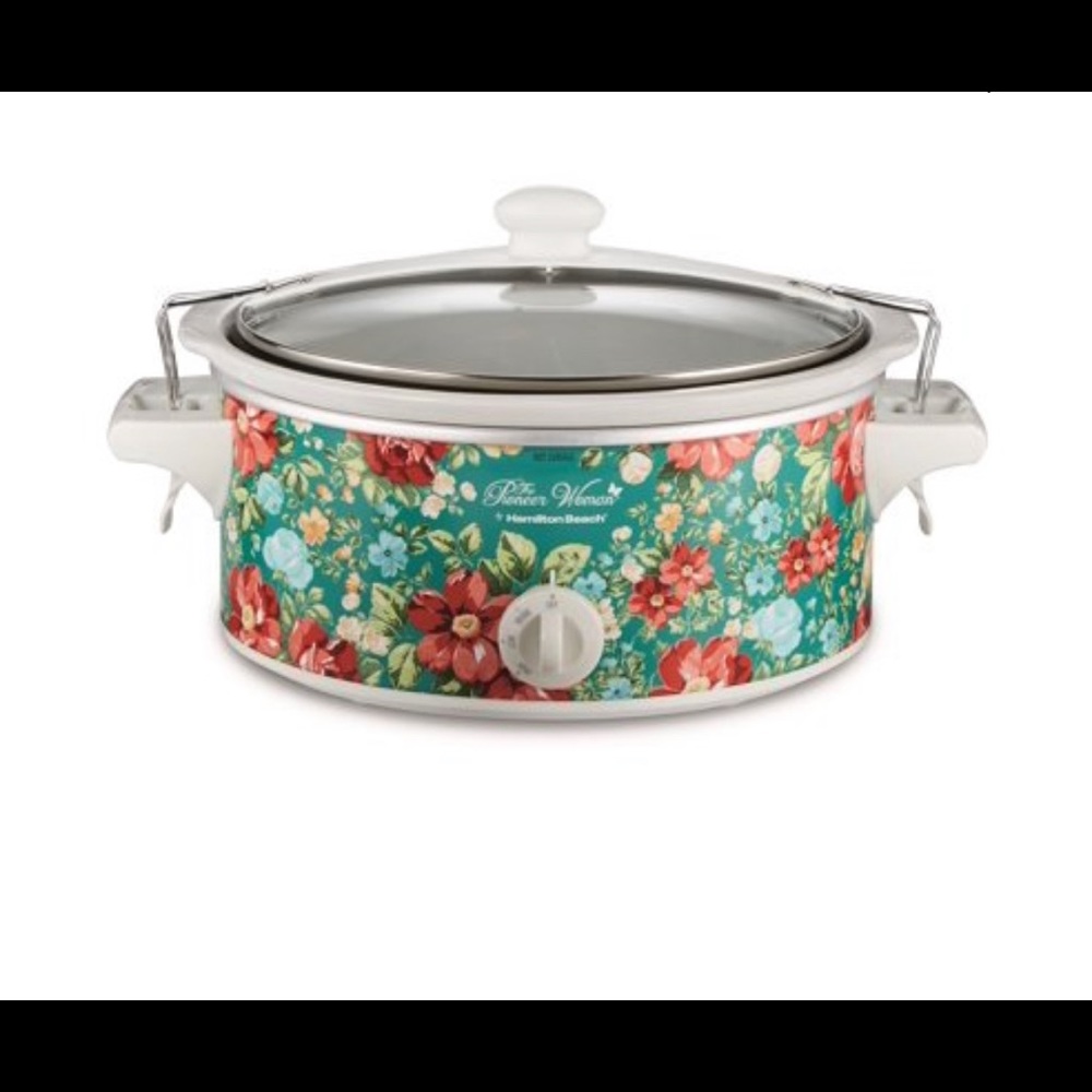 Sold Pioneer Woman Vintage Floral Crock Pot